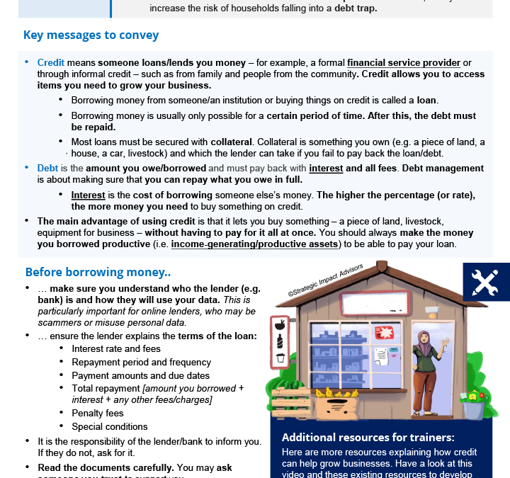 Credit and debt management