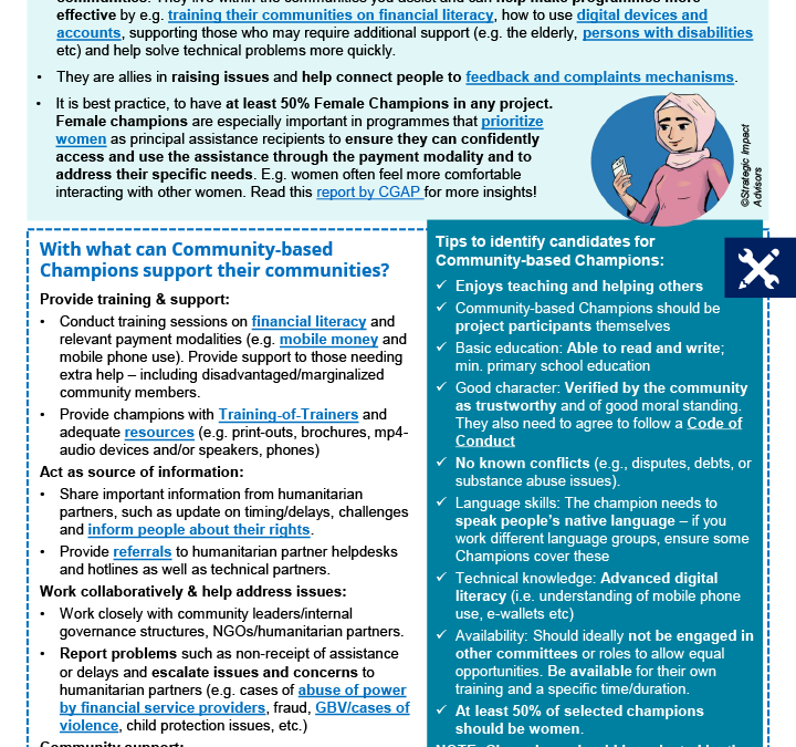 Working with Community-based Champions