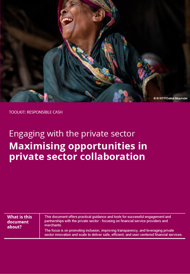 Cover: Maximising opportunities in private sector collaboration