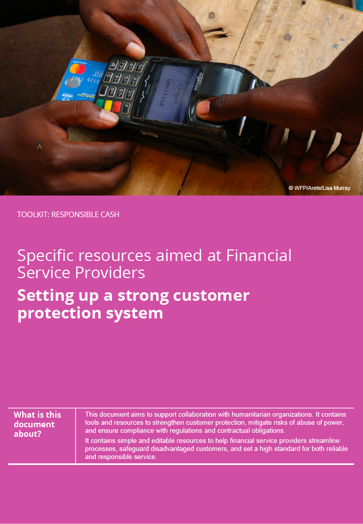 cover: Setting up a strong customer protection system