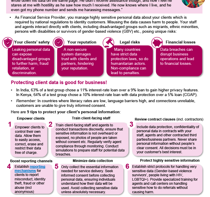 Customer data protection