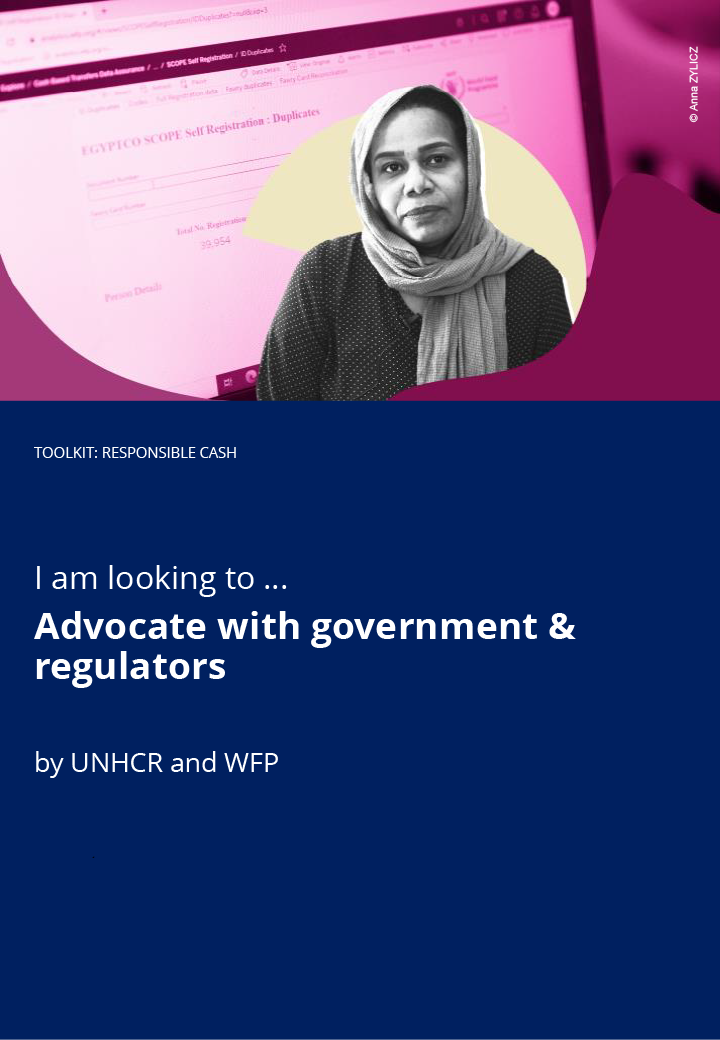 Cover: Advocate with government & regulators