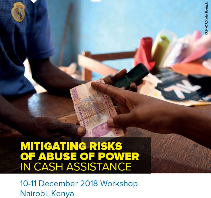 Mitigating risks of abuse of power in cash assistance 2018 Workshop